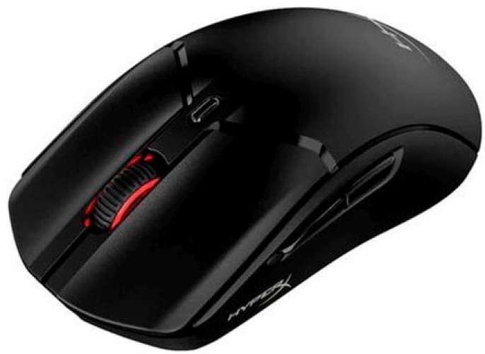 Мышь HYPERX Haste 2, игровая, оптическая, беспроводная, USB, черный [6n0b0aa]